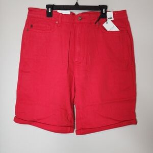 Judy Blue Red Bermuda Shorts